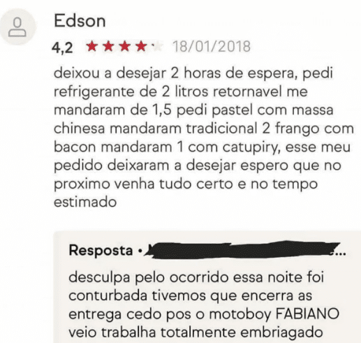 iFood: As piores (ou melhores) avaliações de todos os tempos