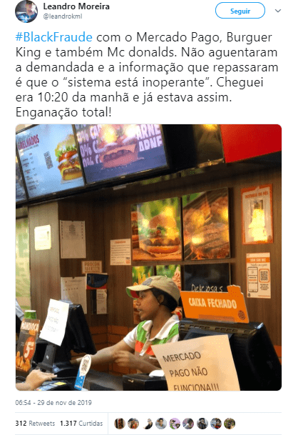 Black Friday ou Fraude? McDonald's e Burger King responderão na justiça por propaganda enganosa Black Friday ou Fraude? McDonald's e Burger King responderão na justiça por propaganda enganosa