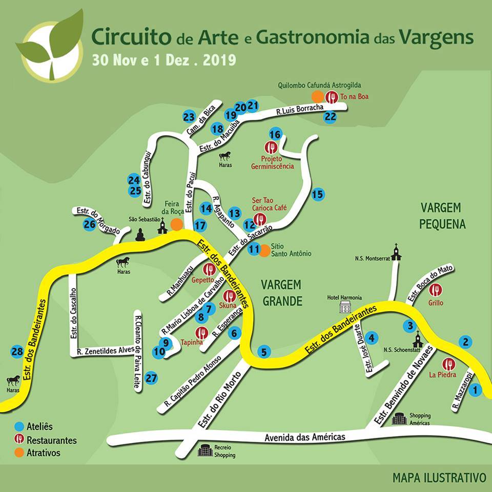 Neste fim de semana, o Circuito é de Arte e Gastronomia Neste fim de semana, o Circuito é de Arte e Gastronomia