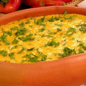 Receita de Vatapá de Frango Feito com Pão vatapa