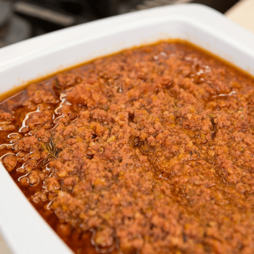 Receita de ragu à bolonhesa