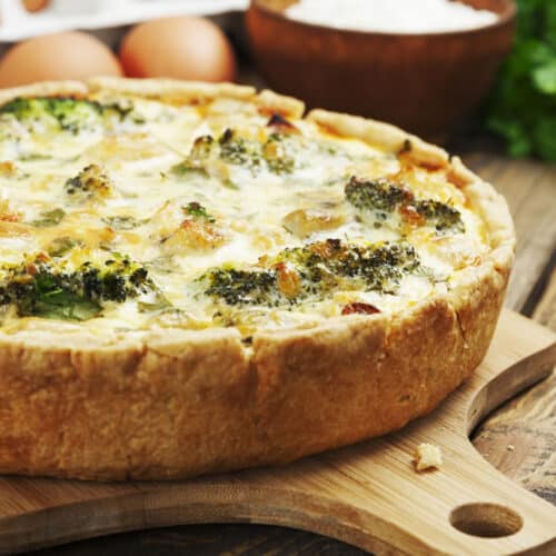 Quiche de atum com quinoa