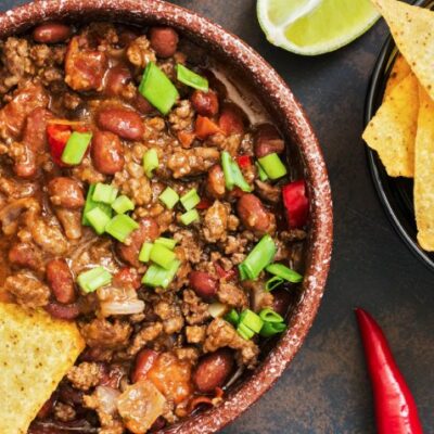 Receita de chili mexicano