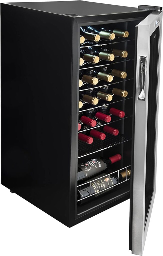 Deguste de Grandes Vinhos em casa com a Adega Toulouse Inox 29 Garrafas da SUGGAR Deguste de Grandes Vinhos em casa com a Adega Toulouse Inox 29 Garrafas da SUGGAR