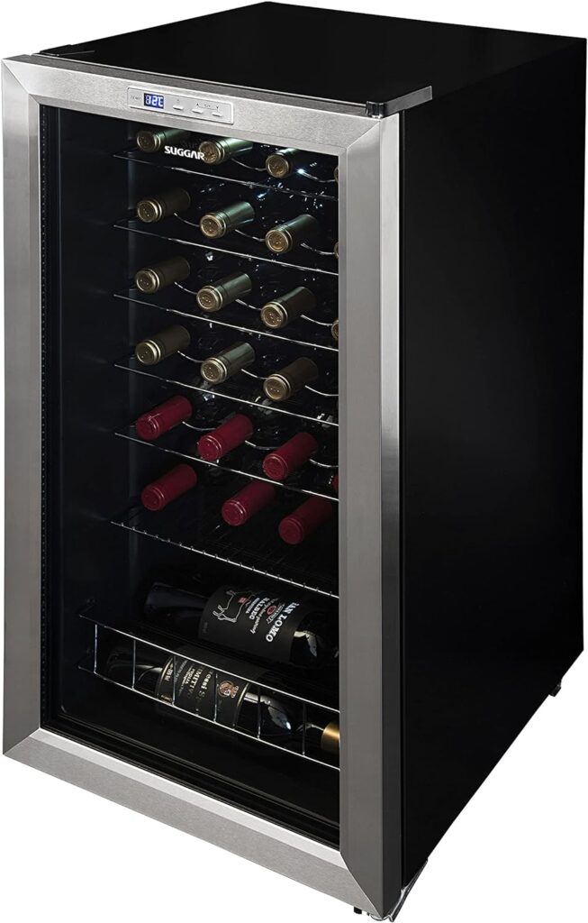 Deguste de Grandes Vinhos em casa com a Adega Toulouse Inox 29 Garrafas da SUGGAR Deguste de Grandes Vinhos em casa com a Adega Toulouse Inox 29 Garrafas da SUGGAR