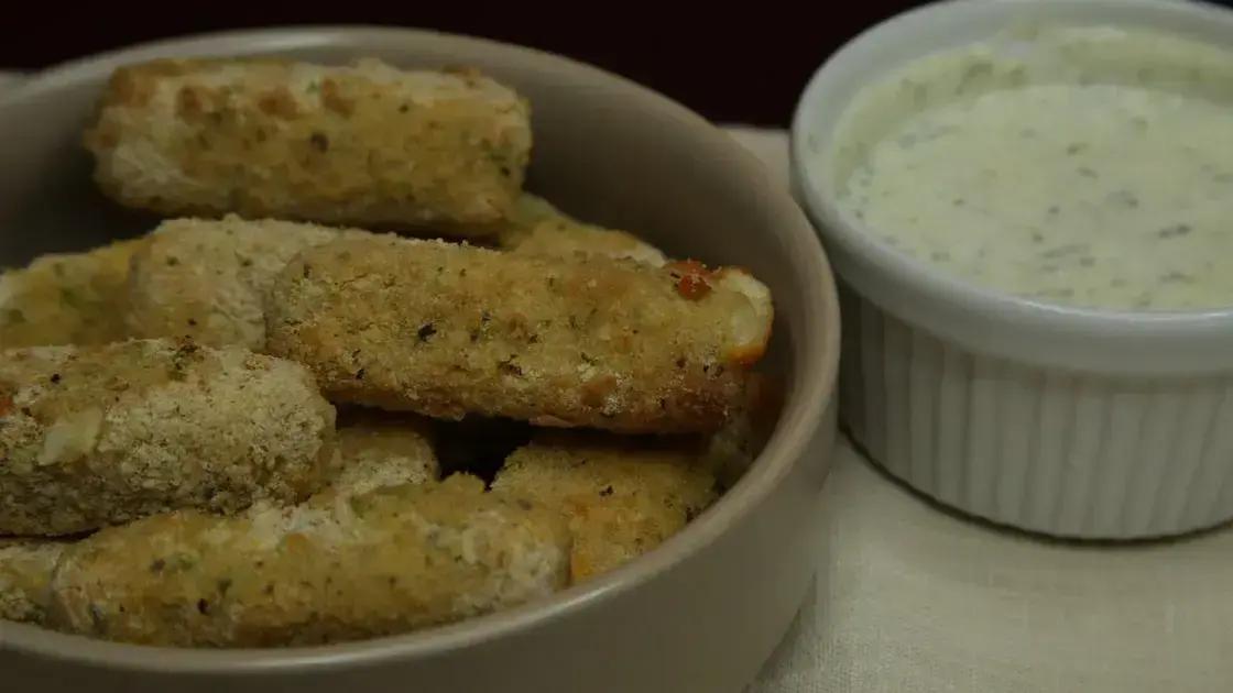 Palitinhos de Mussarela Crocantes na AirFryer: Fácil e Delicioso!